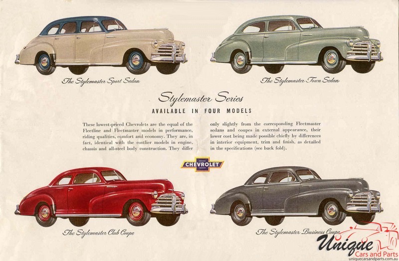 1948 Chevrolet Brochure Page 8